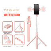 67 Selfie Stick Tripod with Ring Light 360°Rotation, Dual Fill Lights, Selfie Light，Wireless Remote for Iphone Android Phone Tripod for Vlog Stand Content Gifts