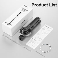 【Dealsforyoudays】Telesin Magnetic Selfie Stick Tripod with Bluetooth Remote Control, 27" Extendable Phone Stand Tripod for Magsafe for Iphone 15 14 13 12 Pro Max Series, All Android Phones with Magnetic Functionality
