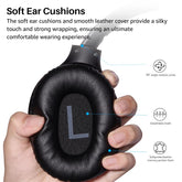 TOZO HA1 Bluetooth 5.4 Headphones, ENC Call Noise Cancelling with Mic over Ear Wireless Headset Foldable with 70H Playback, Stereo Bass, EQ Modes via Button & APP for Travel Home Black Fathersdaygift Audio Earbud Electronic