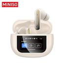 MINISO X25 TWS Bluetooth Headphones,Earbuds with Full Color Display, ANC Noise Cancelling , In-Ear Earphone for Iphone Andriod Sport/Workout/Running Audio