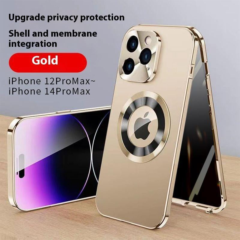 Ip16 Phone Case Privacy Protection Exposed Label All-Inclusive 15 14 13 12 Magnetic Magsafe Protector Screen Protector Screen Protector