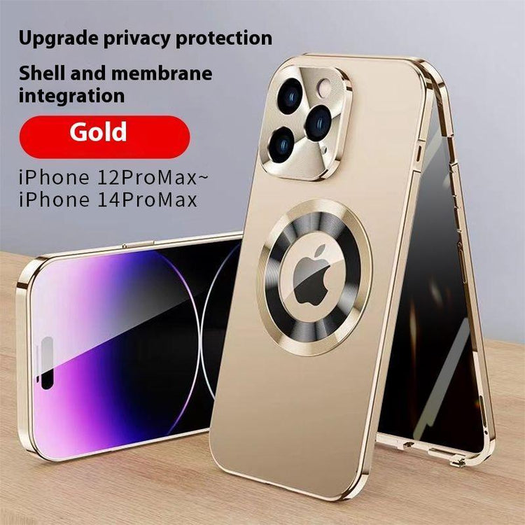 Ip16 Phone Case Privacy Protection Exposed Label All-Inclusive 15 14 13 12 Magnetic Magsafe Protector Screen Protector Screen Protector