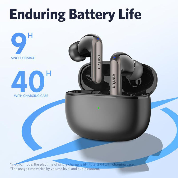 Noise Cancelling EarFun Headset with Built-In Microphone