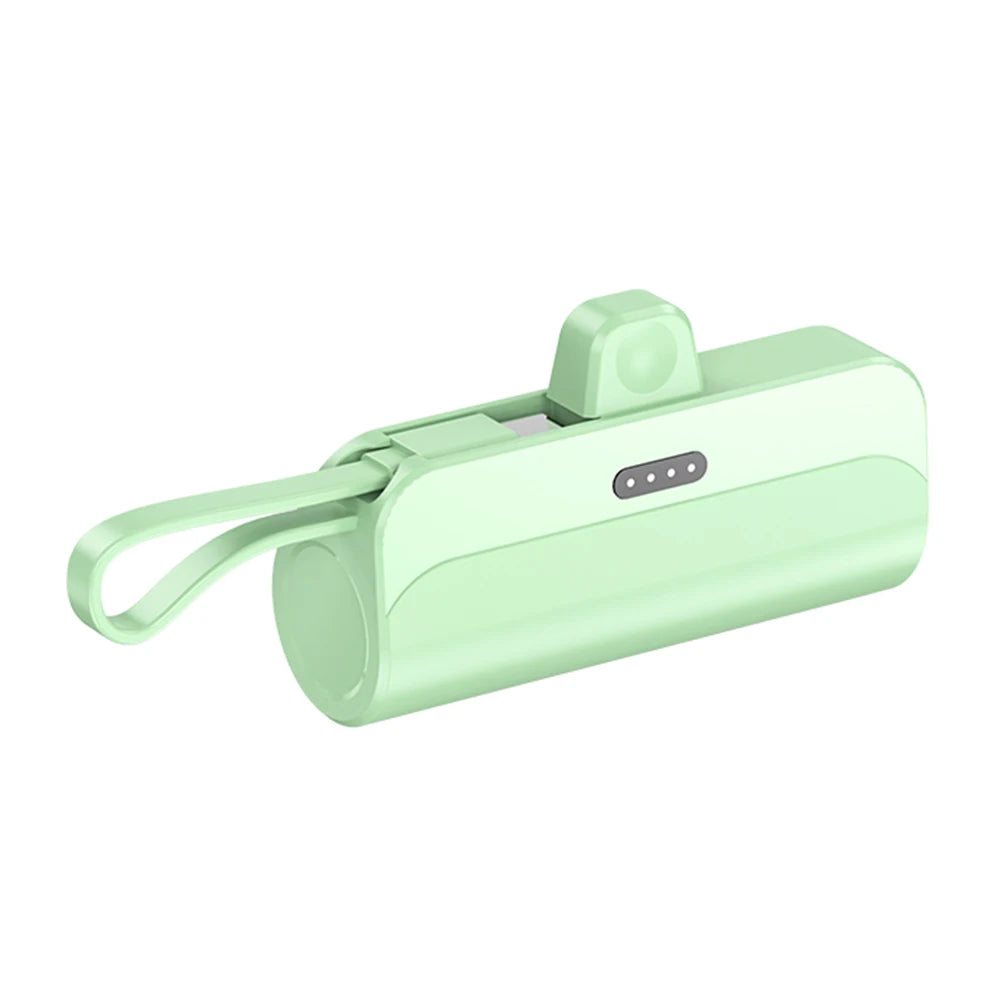 Mini Power Bank 5000mAh – Portable Charger for Travel & iPhone, Compact USB Battery Pack