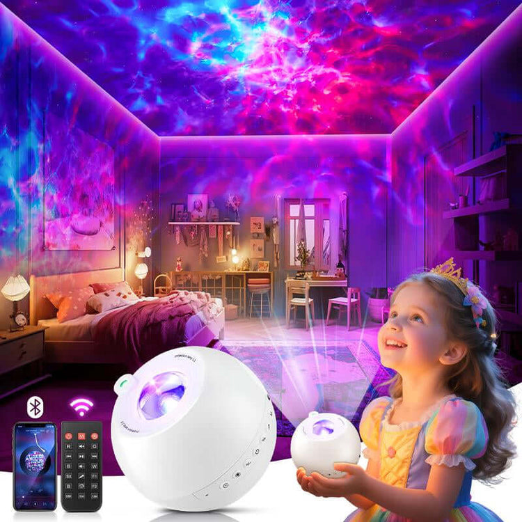 Onefire star projector with white noise