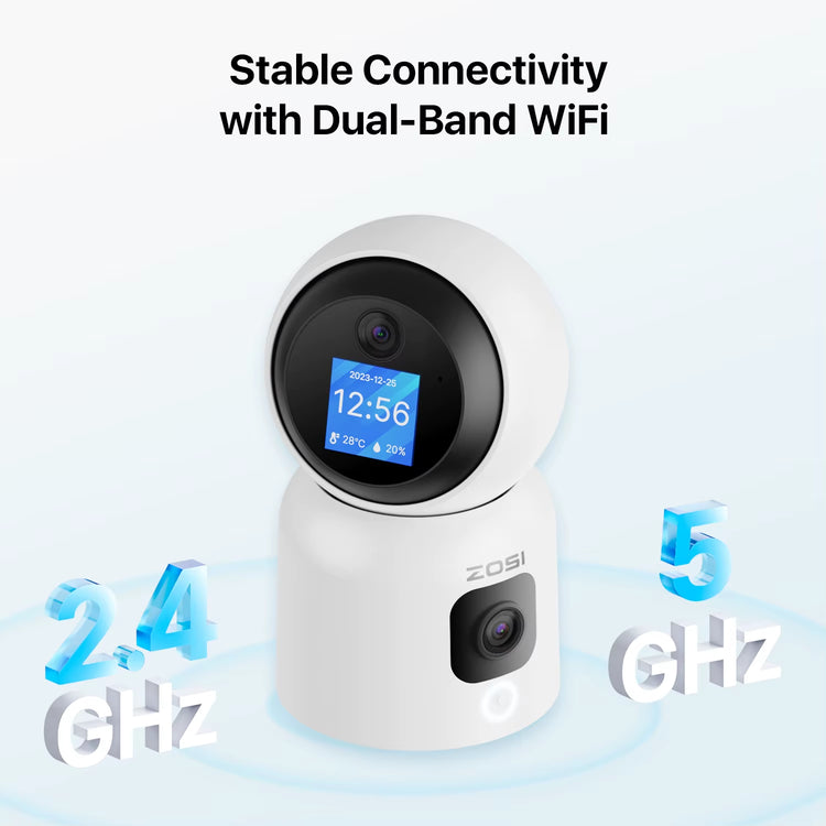 360 Smart Home Security Camera PTZ Auto Tracking Baby Monitor AI Panoramic HD Night Vision Indoor Wifi Surveillance Camera
