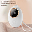 Hand Warmers Rechargeable 3 Modes Instant Heat USB Power Bank Portable Electric Heater with LED Digital Screen Fast Warm