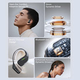 ERAZER XP6 Wireless Earbuds Open Free Wireless Bluetooth Earbuds Touchscreen Earphones for Listening to Music & Calling, Bluetooth Wireless Headphones