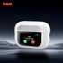 Full Color Display Wireless Earbuds charging case with LCD screen showing call information.