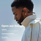 Outdoor workout with bone conduction headphones