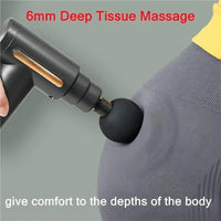 Handheld Deep Tissue Massager, 1 Box Deep Tissue Muscle Massager, Usb Rechargeable Massagers, Portable Muscle Massagers for Body, Back & Neck Massage Relaxation, Fitness Equipment for Home Gym, Workout Equipment, Vibration Machine, Relaxation Aid, Gift