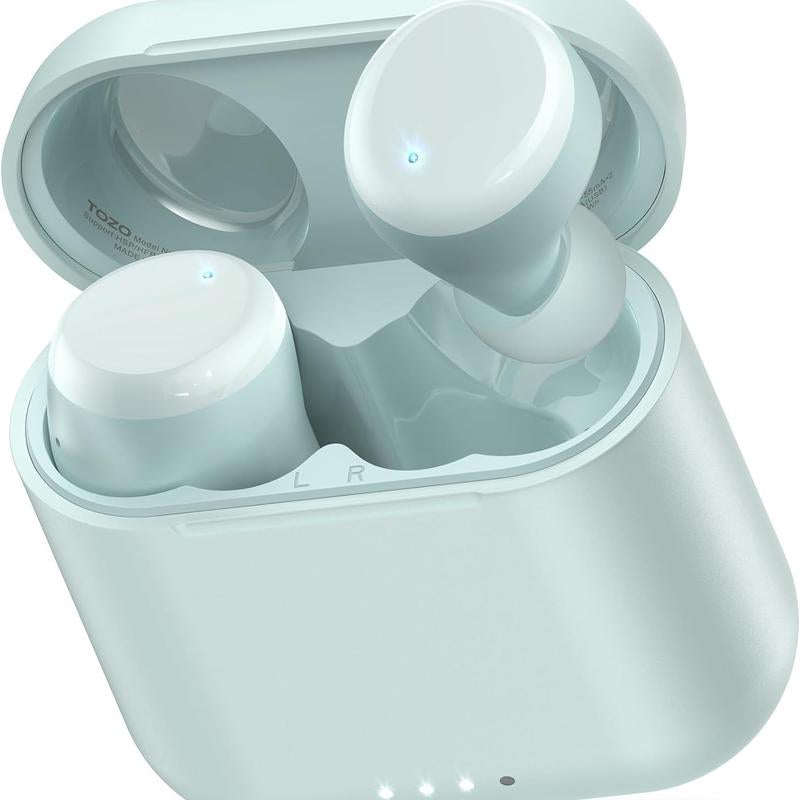 TOZO T6 Ergonomic with APP Edition(2024) True Wireless Earbuds IPX8 Waterproof Audio Headphone Electronic Headset Mini Earbuds Mini Headphones Fathersdaygift