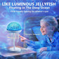 Jellyfish Projector Lamp，7-Color Ocean Wave Projector Light, Light Dimmable , Cute Room Decor，Romantic Gift for Family and Friend, Aurora Projector Lamp