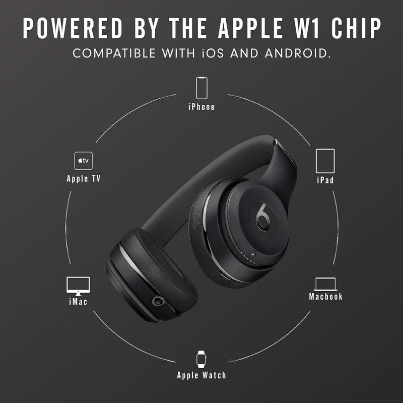 Comfortable on-ear Beats Solo3 headphones for daily use