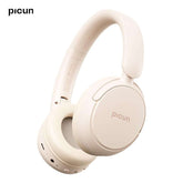 Picun B5 Wireless Headphones, 72 Hours of Gaming Time, Wireless 5.4, ENC Noise Cancellation, Detachable Design, Portable, Suitable for Travel, Home, Office, and PC