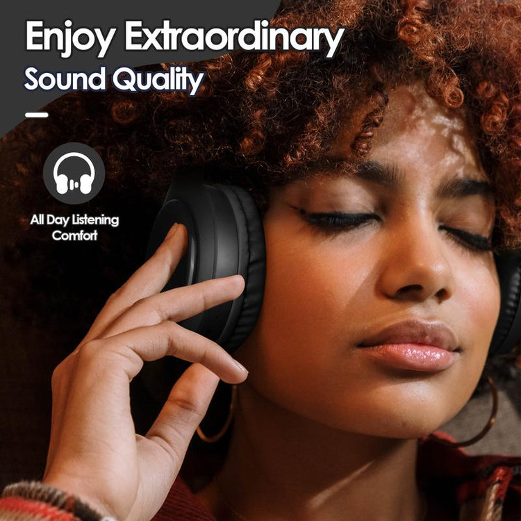 Siindoo wired and wireless mode headphones for versatile listening