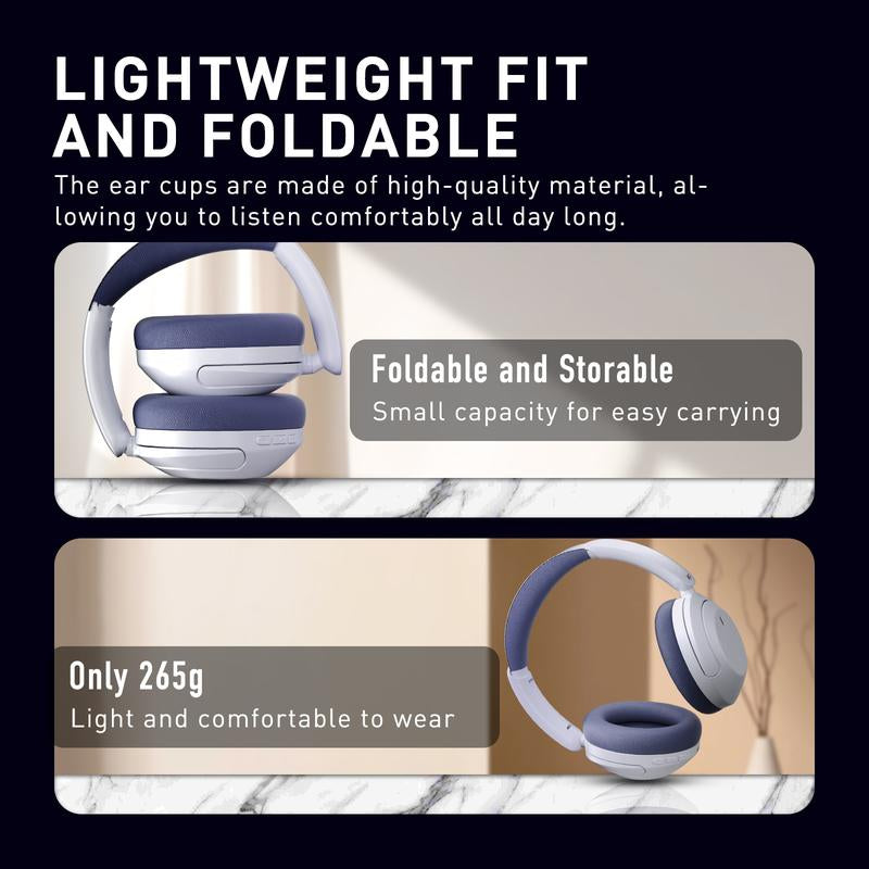 Comfortable over-ear Bluetooth headphones IKF T3