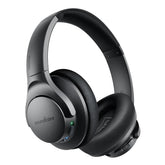 Soundcore Anker Life Q20 Hybrid Active Noise Cancelling Headphones, Wireless over Ear Bluetooth Headphones, 70H Playtime, Hi-Res Audio, Deep Bass, Memory Foam Ear Cups, Travel, Office, USB-C Charging