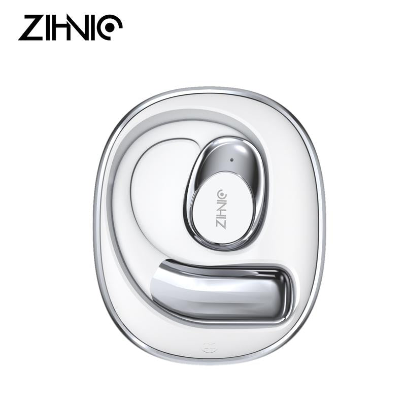 ZIHNIC S09 Wireless OWS Headphones，Bluetooth Open Ear Earphones with Minc，Long Battery Life，Wireless Earbuds Headset Portable Earbuds