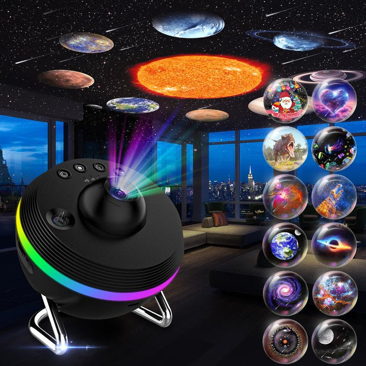Galaxy Projector Night Light, Starry Star Projector Night Light with Aurora Effects for Bedroom, Gift Idea, Barracks Room Transformation, Bluetooth Remote, Wall LED Signs, Home Décor Essential, for Kids, Xmas