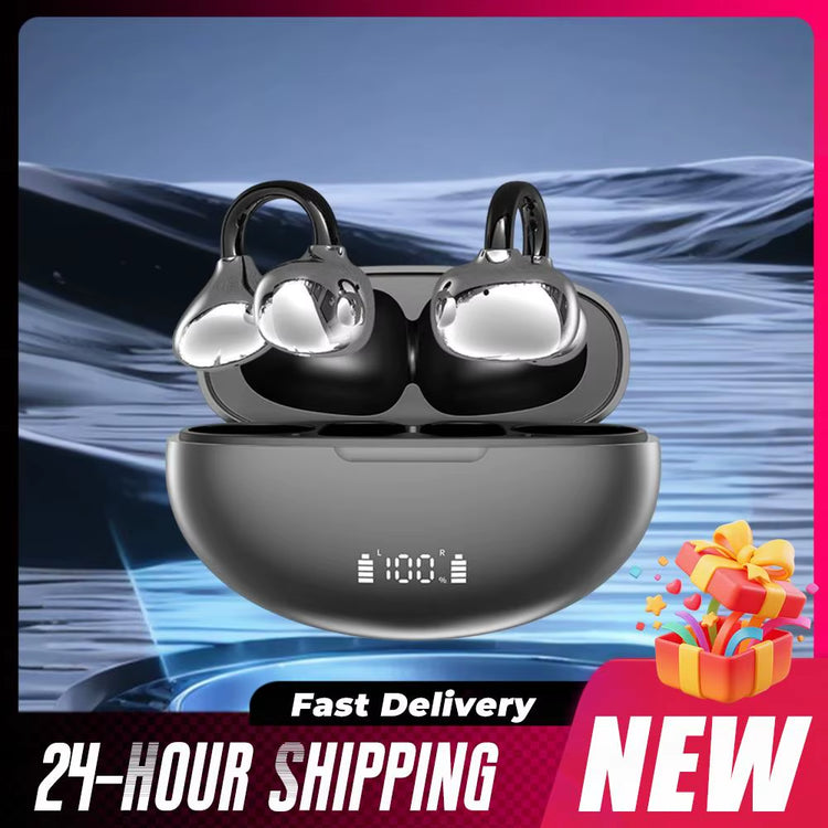 BT 6.1 AI Translator Headphones Type-C Rechargeable Open Ear Headphones 144 Language AI Wireless Earbuds for Travel and Business