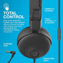 Portable foldable JLab Studio on-ear headset