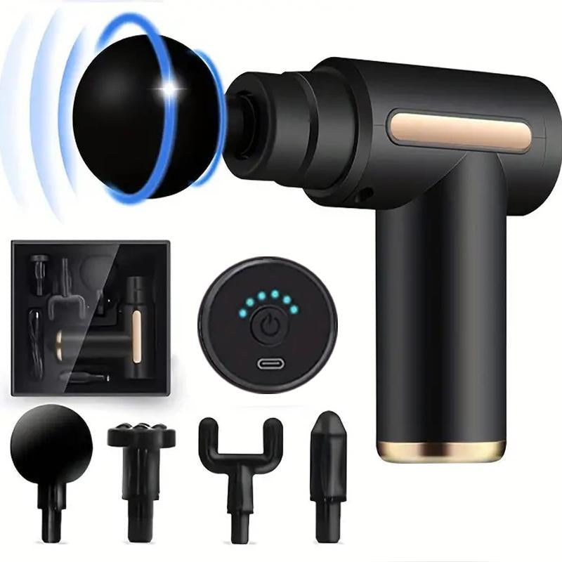 Deep Tissue USB Rechargeable Massage Gun – Portable Percussion Therapy