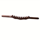 1Pc Double Row of 20 Beads Massage Stick, Carbonization Massage Stick, One Universal Scraping Stomach Rubbing Abdomen Profession