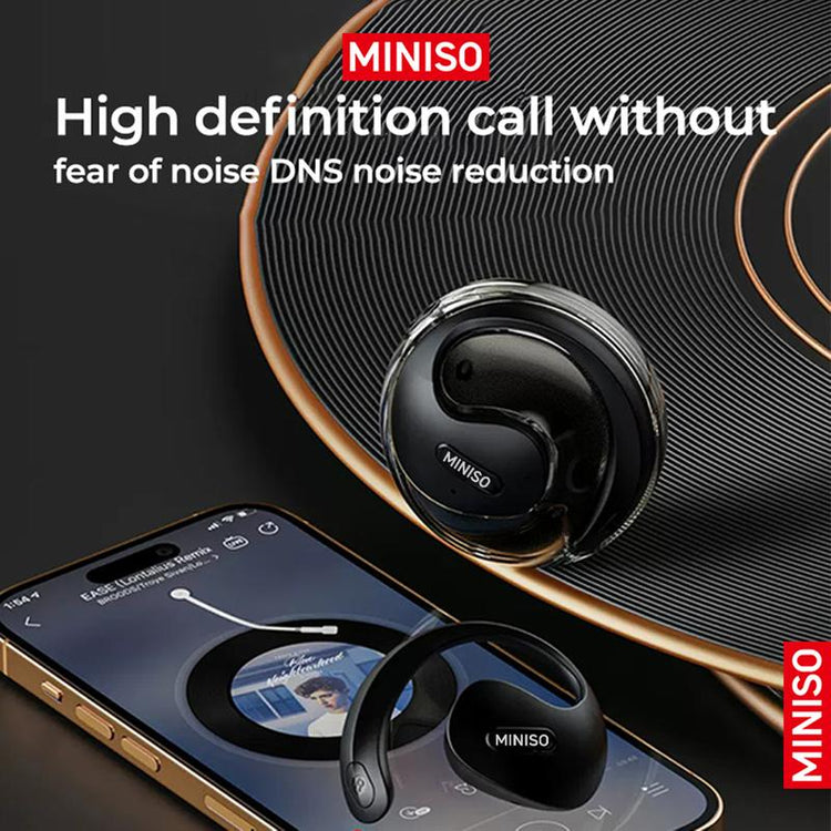 Miniso X15Pro Wireless Headphones Bluetooth 5.4 Sport Earphone HIFI Sound Quality