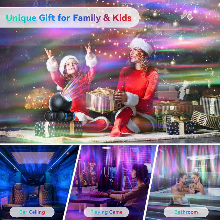 Galaxy Projector, Star Projector for Bedroom, Night Lights for Kids Room with White Noise, Bluetooth Speaker, Timer and Remote, Room Decor, Gifts for Kids, Adults, Birthday,Audio,Space,Starry