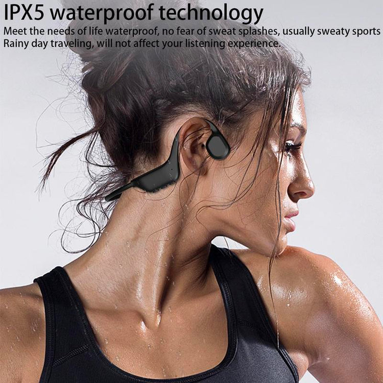 Wireless sports earbuds side view