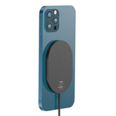 TOZO W10 Magnets Wireless Charger & USB C Charger Aviation Aluminum Computer Numerical Control Technology Fast Charging Compatible for Iphone Series Black Cellphone Smartphone Electronic Mobile Cellphone Smartphone Magnetic