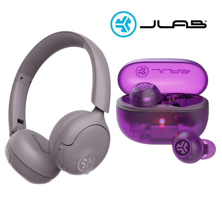 Jlab Go Lux ANC Headphones & GO POP ANC Earbuds