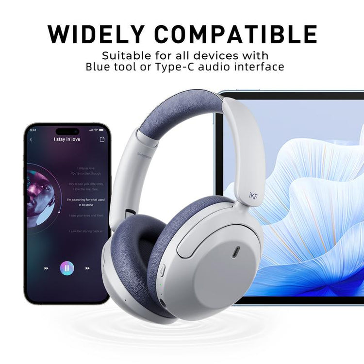 IKF T3 wireless headset with high-quality sound and mic
