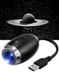 Saturn Galaxy Projector USB Powered, Star Projector Night Light, Car Ambient Lighting, Mini Planetarium Lamp, Milky Way Ceiling Projector, Space LED Galaxy Light, Aesthetic Room Decor, Sleep Light Portable for Bedroom Car