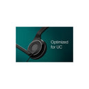 EPOS Sennheiser PC 7 USB headset wearing example
