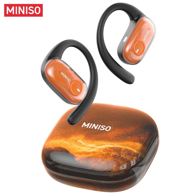 MINISO MS185 OWS Open Ear Wireless Bluetooth Earbuds Quicksand Luminous Headphones HIFI Sound Quality Sports Headphones IPX5 Waterproof with Microphone