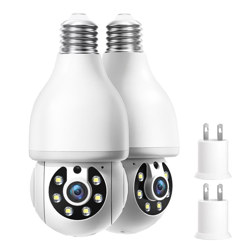 Two-way talk outdoor light bulb security camera