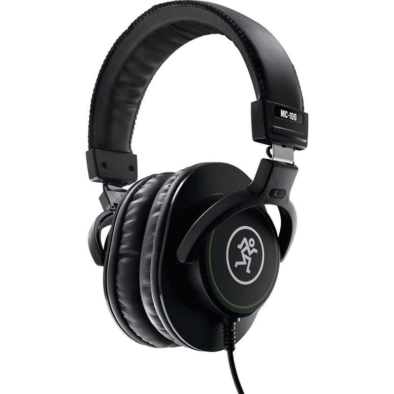 Lightweight Mackie MC-100 headphones for critical listening