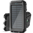 Waterproof Outdoor Solar Power Bank 38800Mah Dual USB Travel Outdoor Solar Mobile Phone Charger Solar Powerbanks for Camping