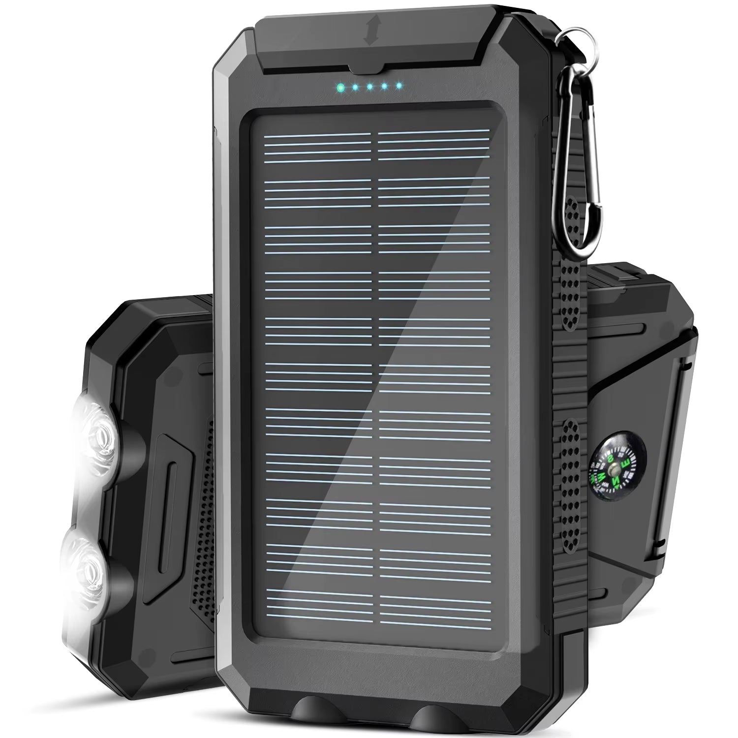 Waterproof Outdoor Solar Power Bank 38800Mah Dual USB Travel Outdoor Solar Mobile Phone Charger Solar Powerbanks for Camping