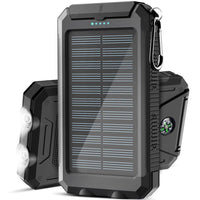 Waterproof Outdoor Solar Power Bank 38800Mah Dual USB Travel Outdoor Solar Mobile Phone Charger Solar Powerbanks for Camping