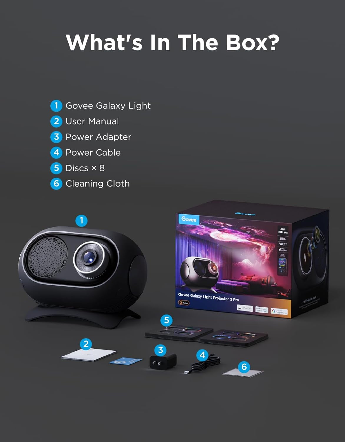 planetarium style galaxy projector room decor