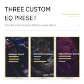 2-in-1 Bluetooth headphones with microphone and AUX option