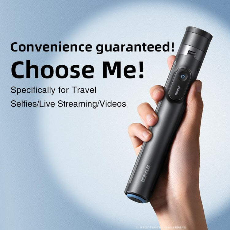 RTAKO 60"Portable Selfie Stick Tripod with Remote，One Click Open, Wireless Remote Included.For Cellphone.
