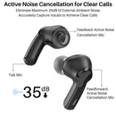 TOZO NC2 Hybrid Active Noise Cancelling Wireless Earbuds Mini Headphones Audio Waterproof In-Ear Earphone Fathersdaygift Headset Electronic