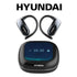 Hyundai Ear Buds - Headphones Bluetooth with Dual-Fold Design, Noise Isolation - 145H Playtime Wireless Earbuds Bluetooth 6.0, IPX5 Waterproof & Sweatproof Wireless Headphones, Headset Ideal Traveling Gadgets & Electronic Gifts for Men and Women