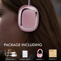 [Freeship] Christmas Gift, Wireless On-Ear Headphones, Stereo Headphones with Microphone, Immersive Bass, Foldable Design,Usb-C Charging Port, FM Radio, SD/TF, Sports & Gaming Headphones