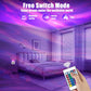 LED Night Light USB Plug-In Starry Sky Remote 16Color RGB Galaxy Projector Light for Kids Room Party Decor Auto Rotate Show Lamp