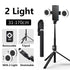 New 6 in 1 Selfie Stick with Fill Light, 67" Phone Tripod & Wireless Remote Page Turner,Bluetooth Camera Video Recording Remote,Music Control, for Iphone ,Ipad ,Ios,Android